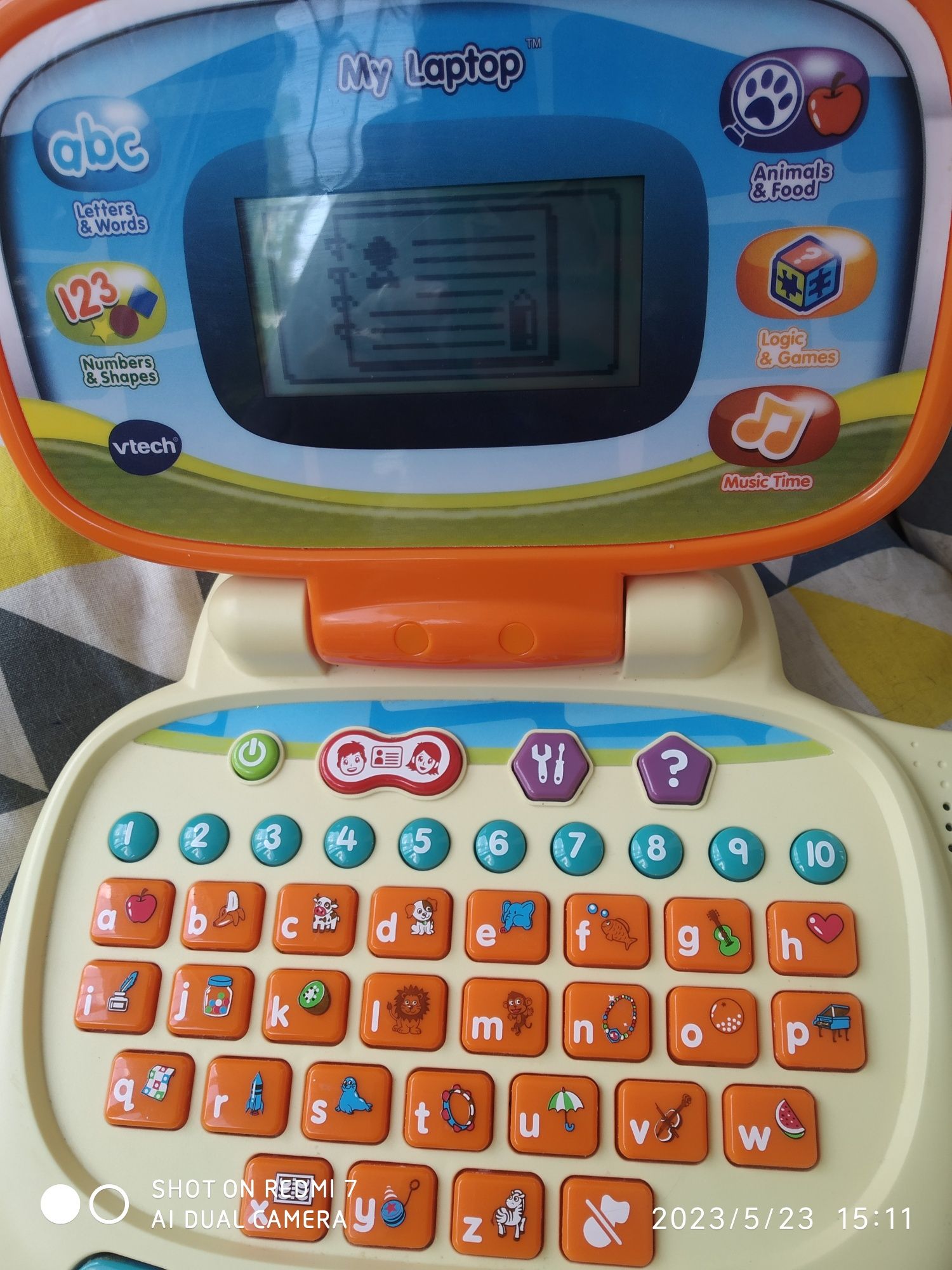 Детский компьютер VTech игровой,интерактивный,обучающий ноутбук Tote&G