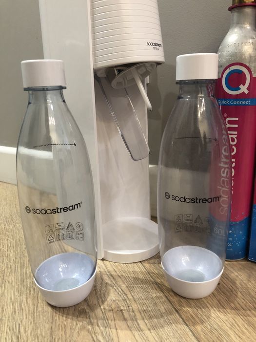 Soda Stream Terra zestaw - 2 naboje i 2 butelki