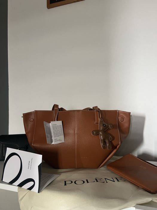 Torebka Polene, cyme mini, brazowa, nowa z metkami