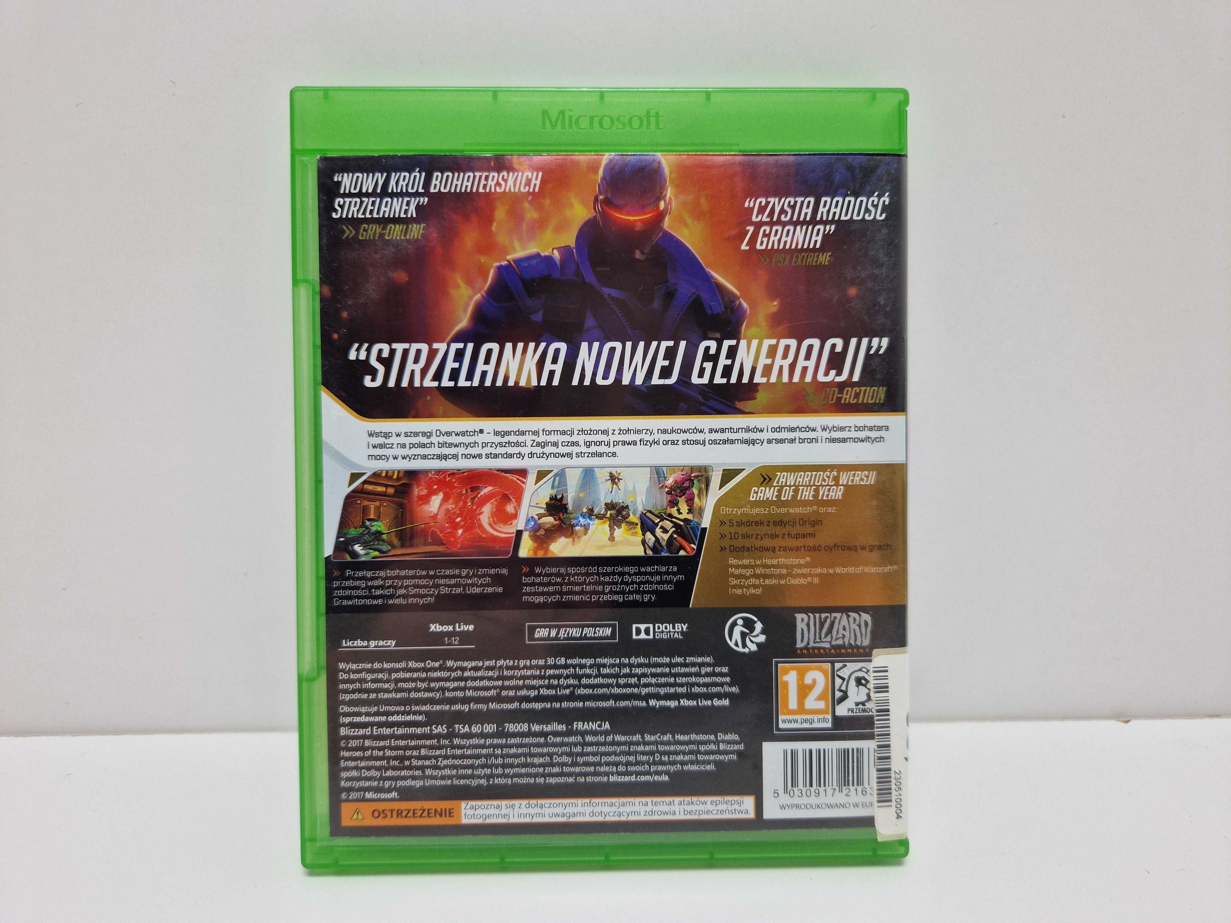 Gra Overwatch Xbox One PL