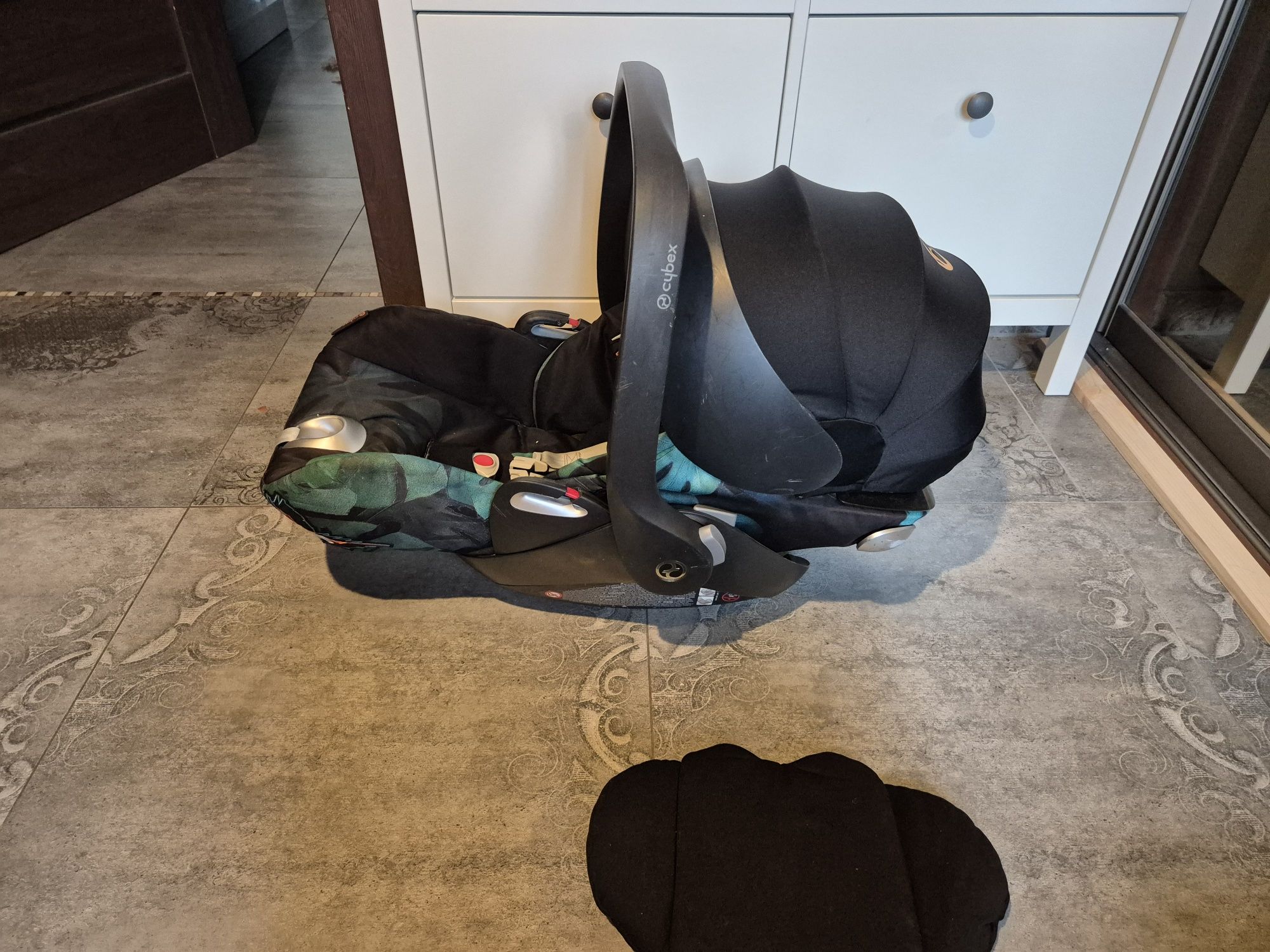 Cybex cloud-q 0-13kg nosidełko fotelik samochodowy+ baza cybex birds o