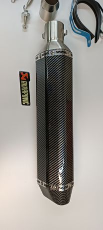 Tłumik motocyklowy akrapovic 47 cm carbon