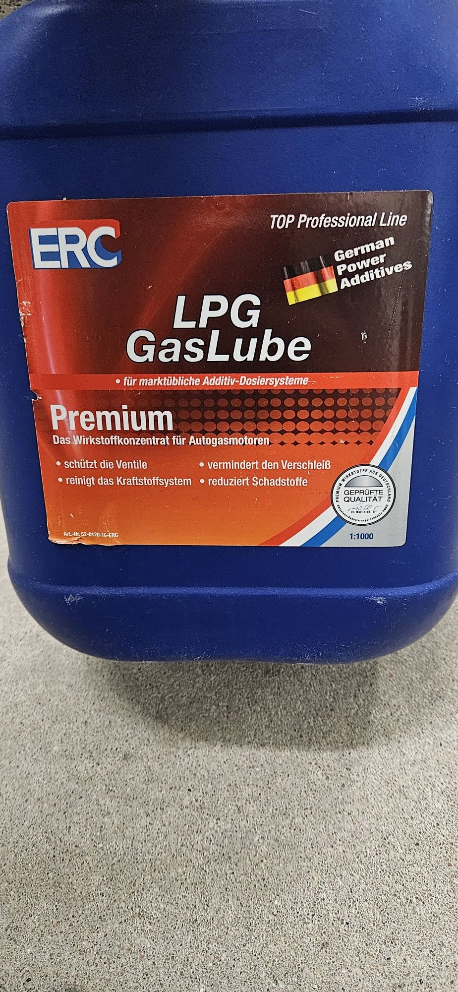 Płyn lubryfikacyjny ERC GasLube Premium