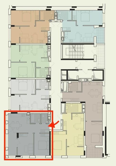 Продаж 2 кімн квартири ЖК Фруктова Алея вул Під Голоском (55 м кв)