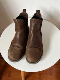 Botins Menina Estilo Oxford - Pés de Cereja