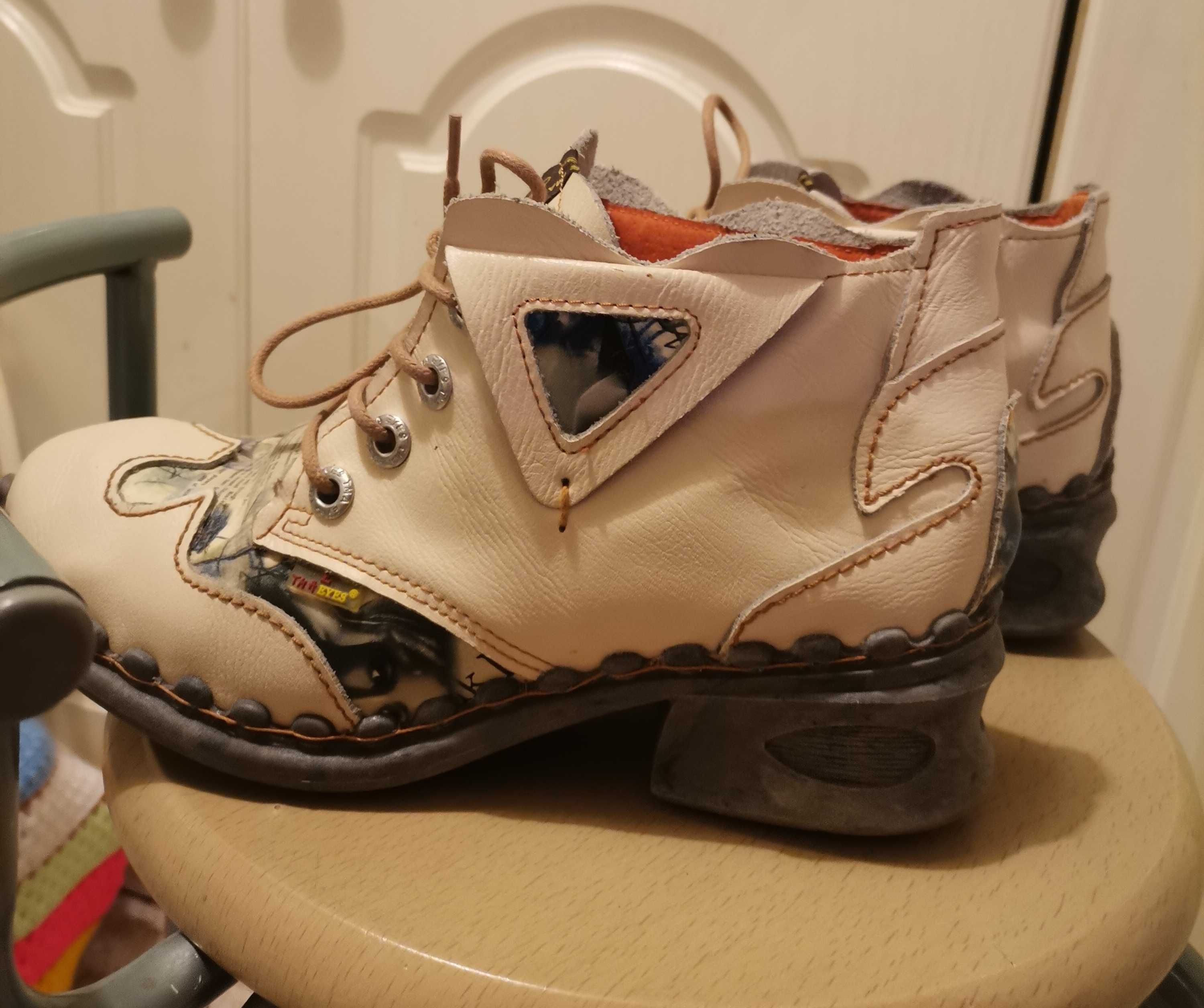 TMA - Buty skórzane damskie