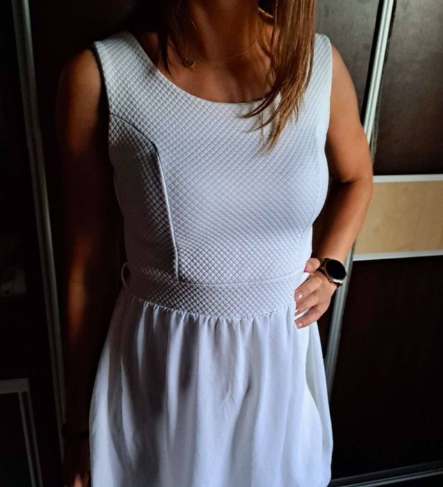 Sukienka letnia na szerokich ramiączkach Boho