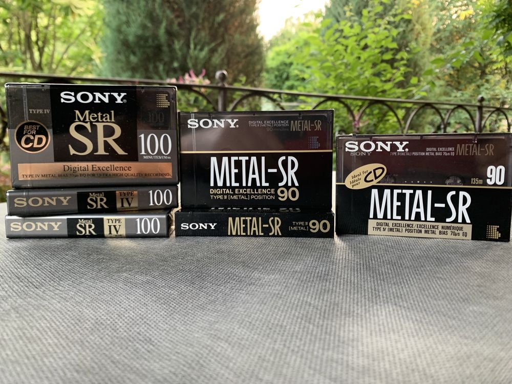 Аудиокассеты металл Sony-TDK и др