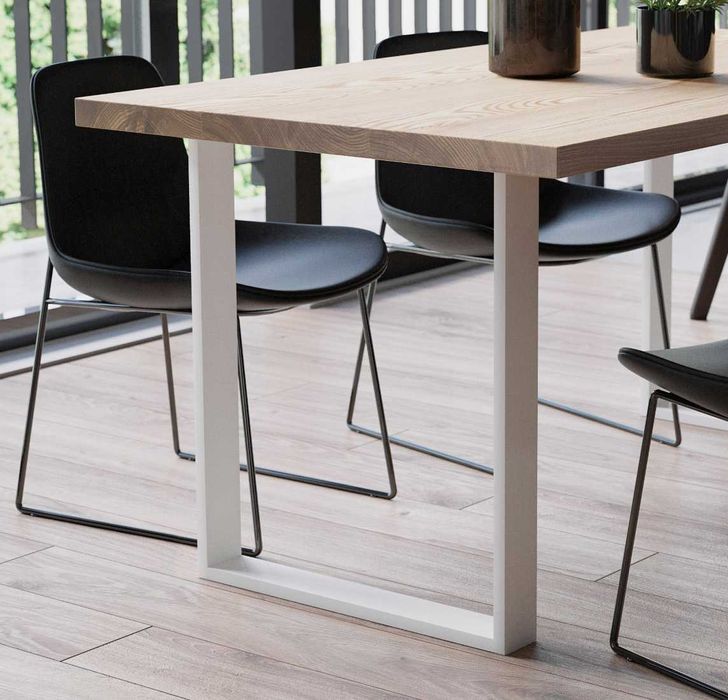 Noga do stołu loft, biurka 60x72 metal kolor biały