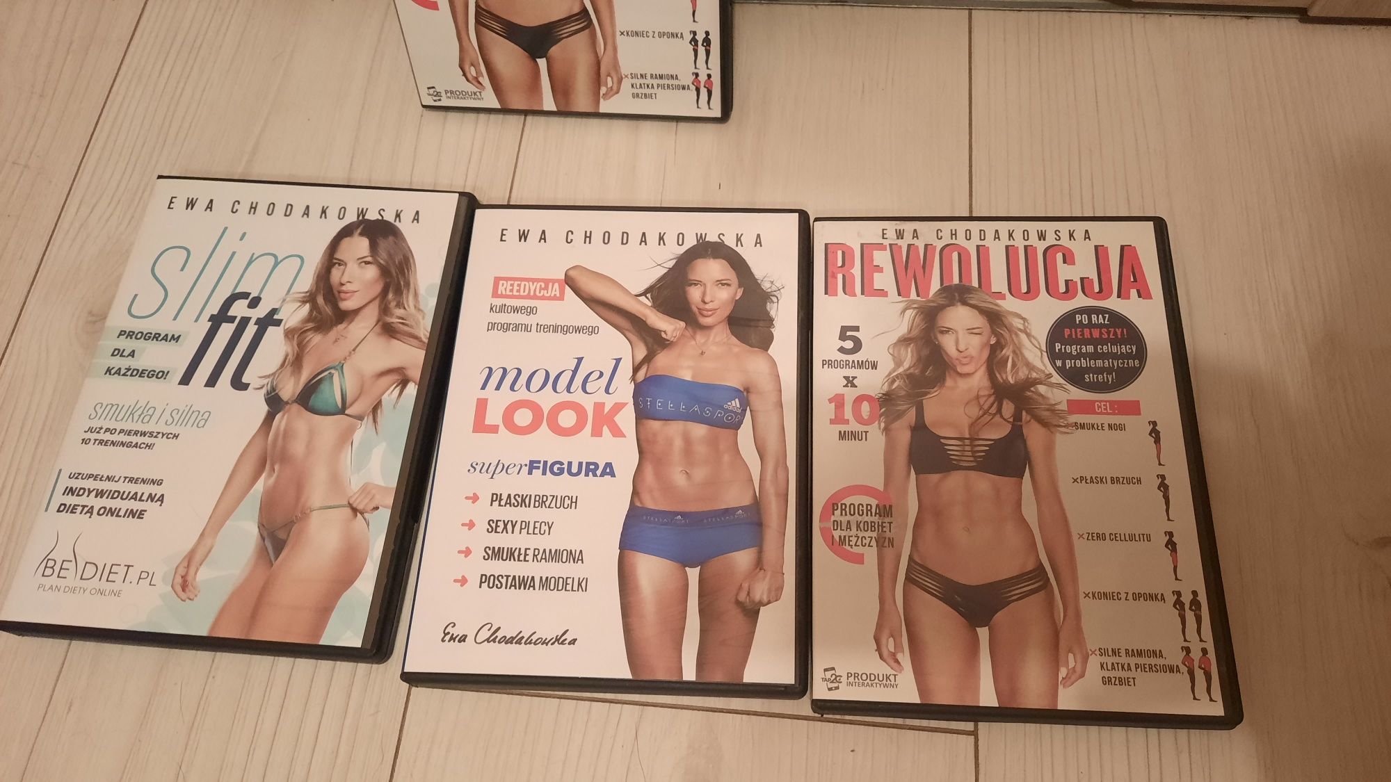 4x dvd Ewa Chodakowska rewolucja slim fit model look