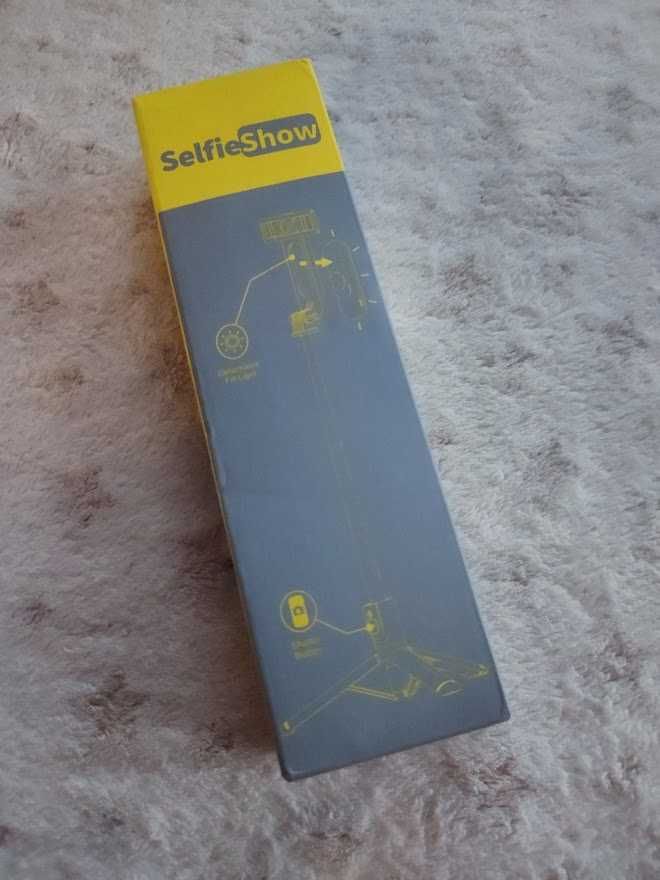 Kijek Selfie Stick uchwyt do telefonu  statyw Tripod L15 z Lampa LED