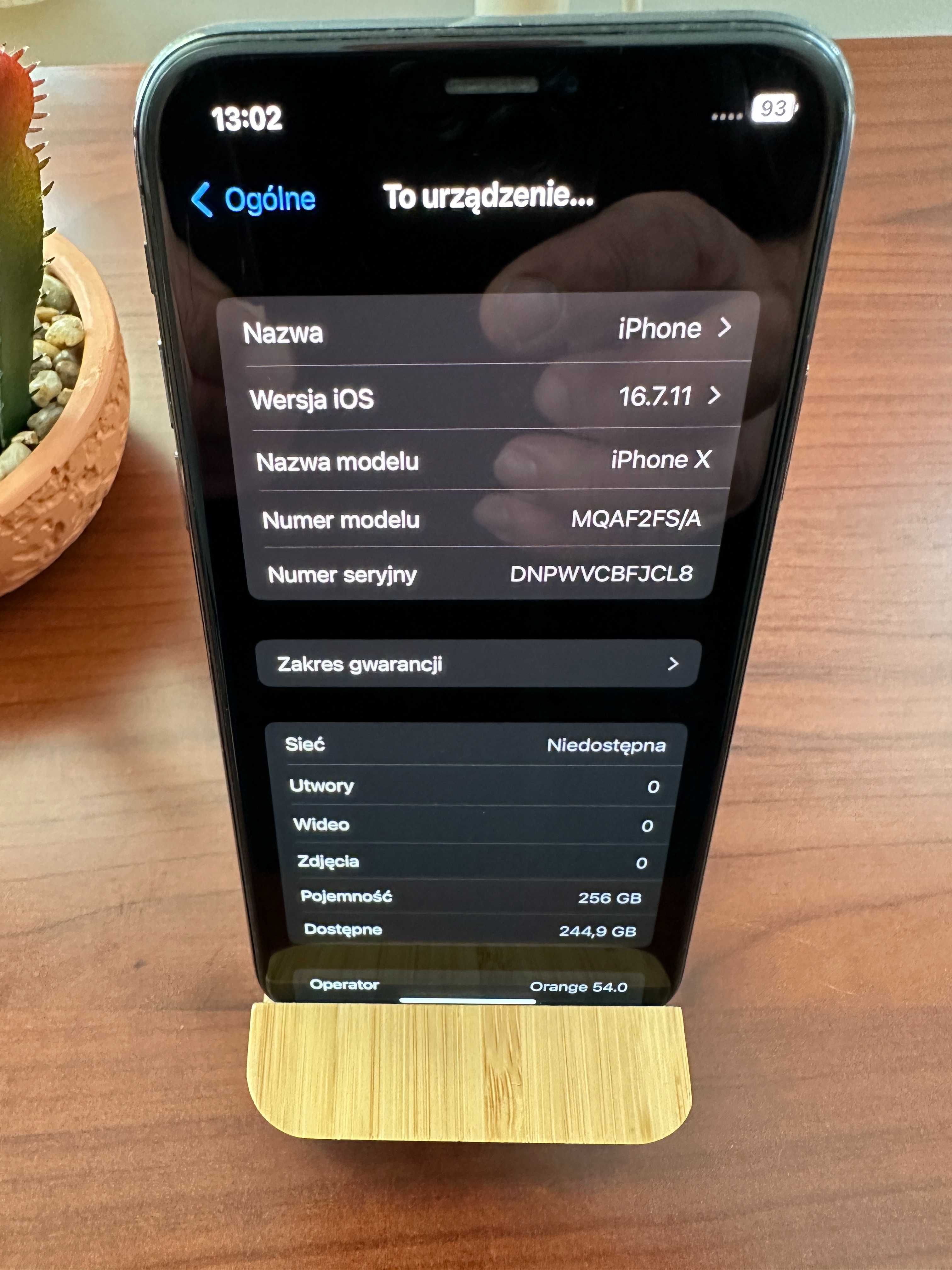 Sprzedam Iphone X 256Gb