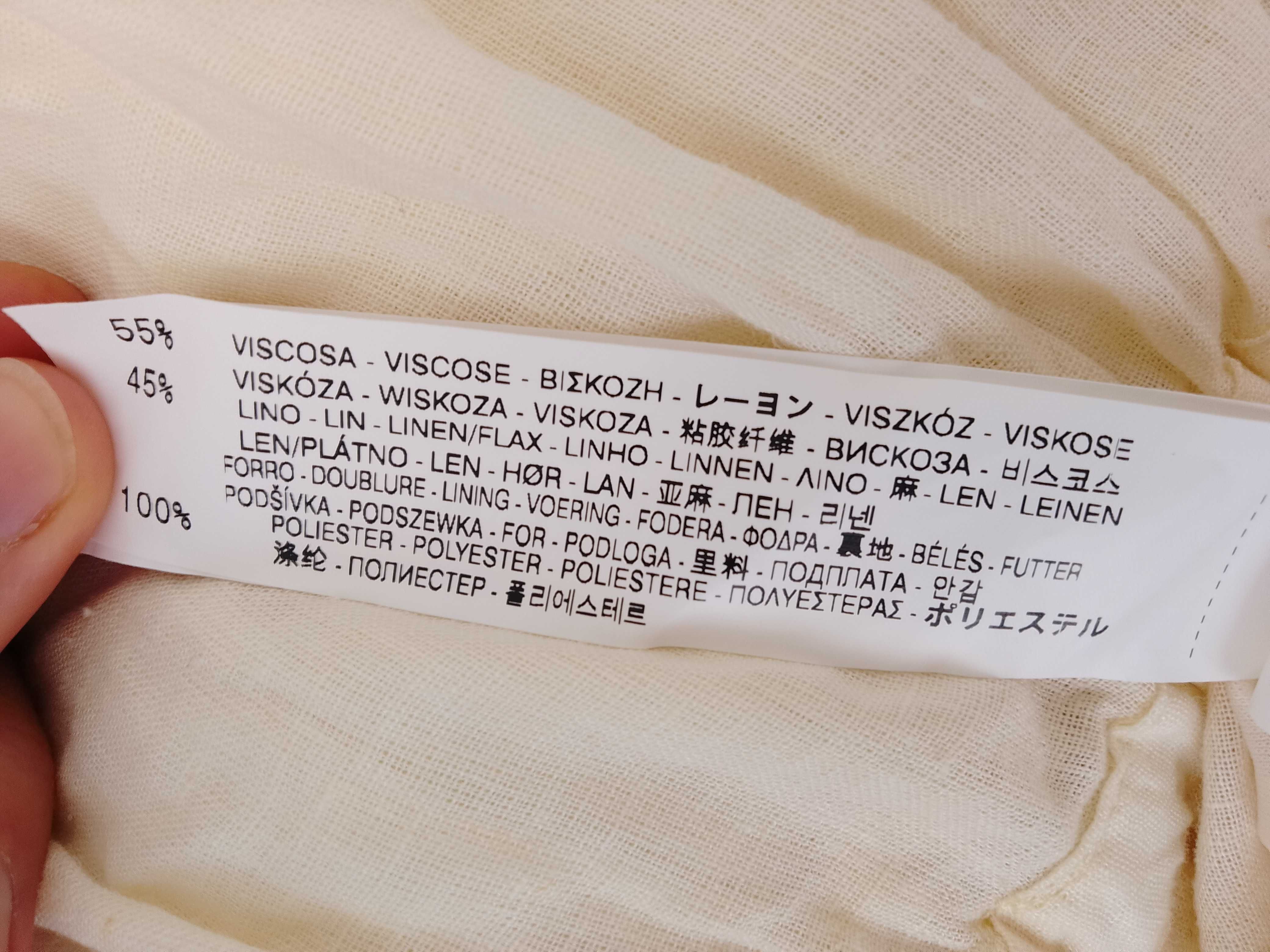 Vestido Bershka L amarelo claro