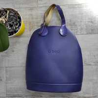 Оригінальна акцентна сумка o bag фіолетового кольору Італія