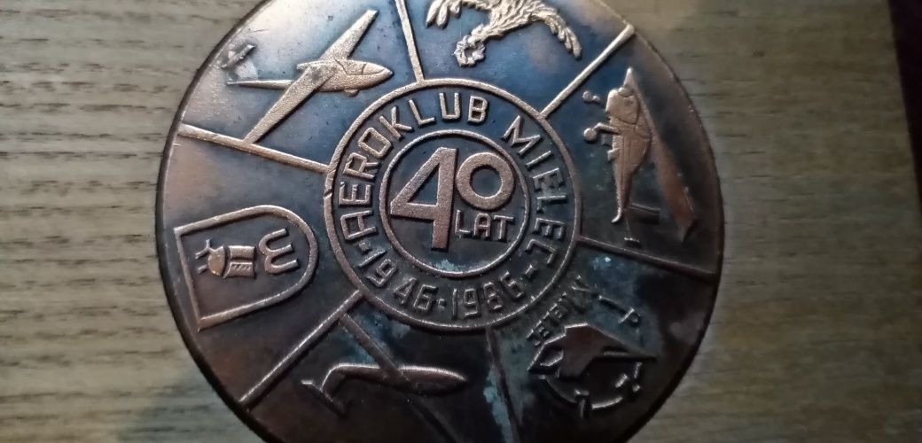 Medal. 40 lat Areoklubu Mieleckiego