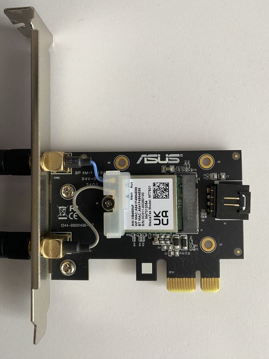 Wi-Fi/Bluetooth адаптер Asus PCE-AX 1800