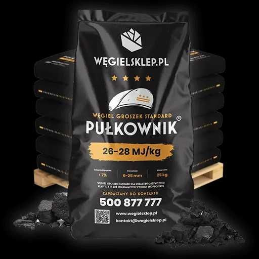 EkogroszekPułkownikWęgiel GroszekPułkownik Orzech Pułkownik 26-28MJ/kg