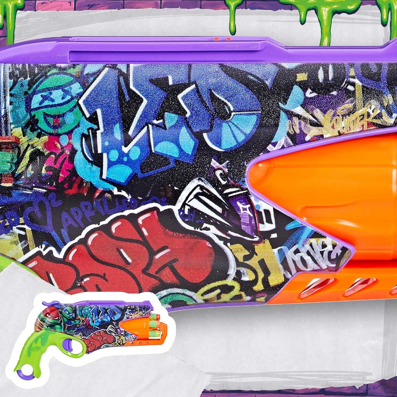 Бластер NERF Teenage Mutant Ninja Turtles. Нерф Черепашки ніндзя. TMNT