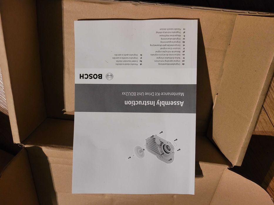 Zestaw naprawczy serwisowy bosch silnik do roweru