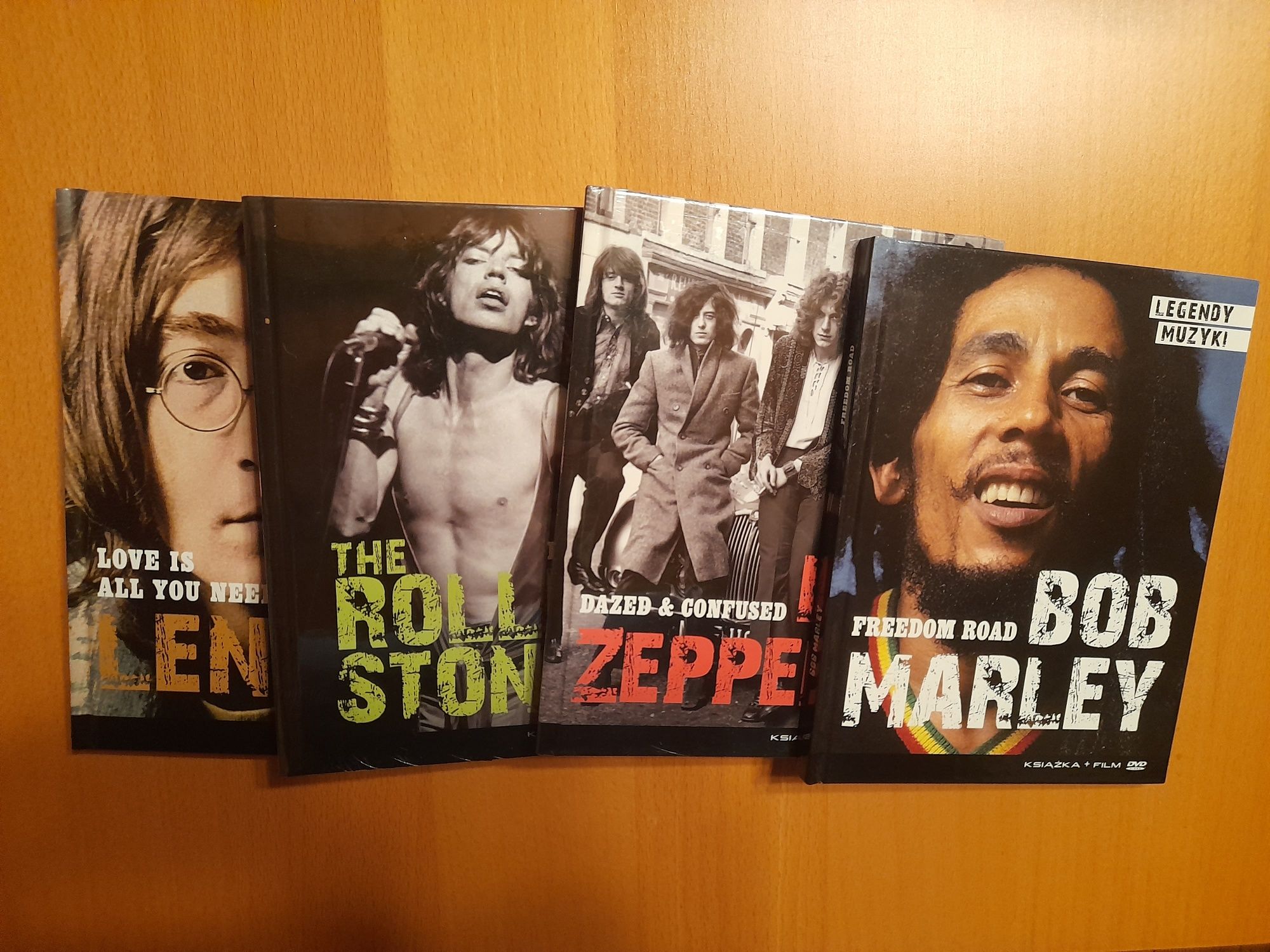 Legendy muzyki Marley the  Roling Stones Lenon Led Zeppelin