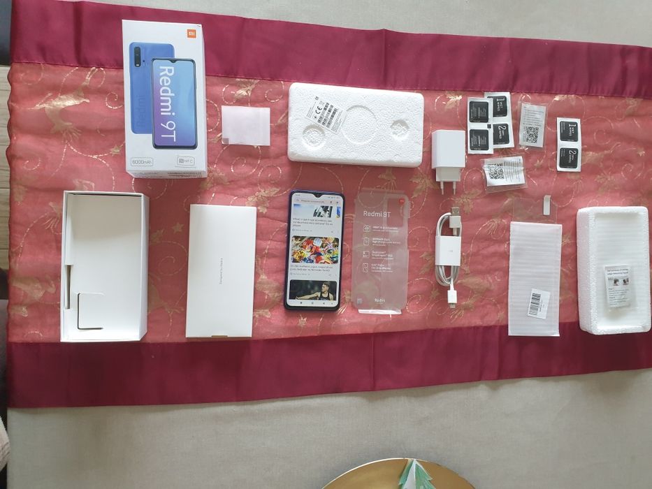Xiaomi Redmi 9T na caixa, super bateria 6000 Mah, NFC, como novo