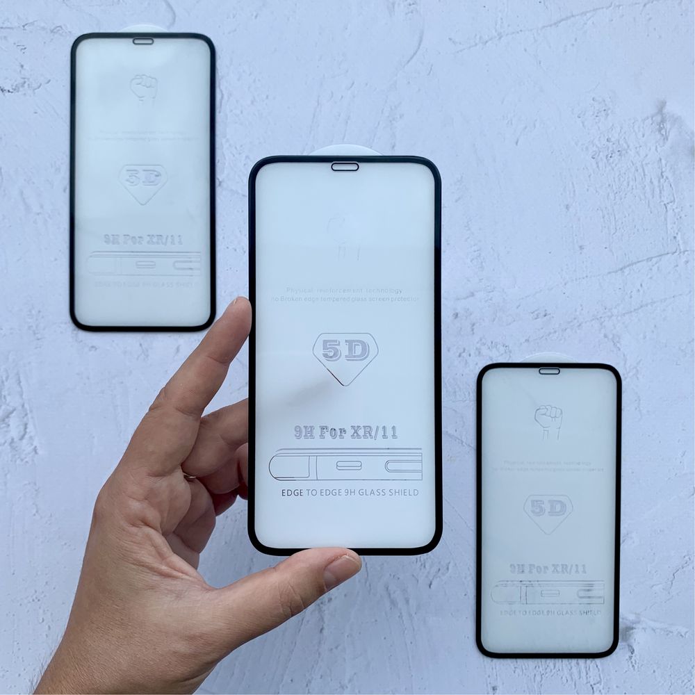Захисне скло 5D/10D для iPhone ХR /11 | защитное стекло на айфон Хр
