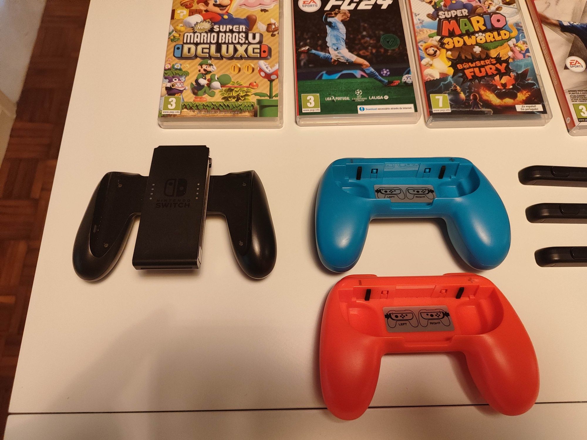 Nintendo switch+ 14 jogos + acessórios