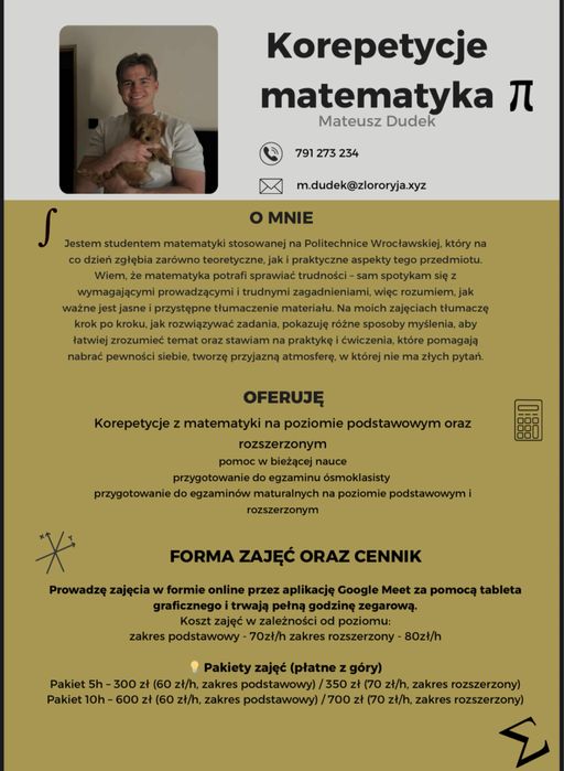 Korepetycje z matematyki