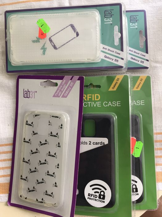 Etui do telefonu Samsung S5 - zestaw 5 szt