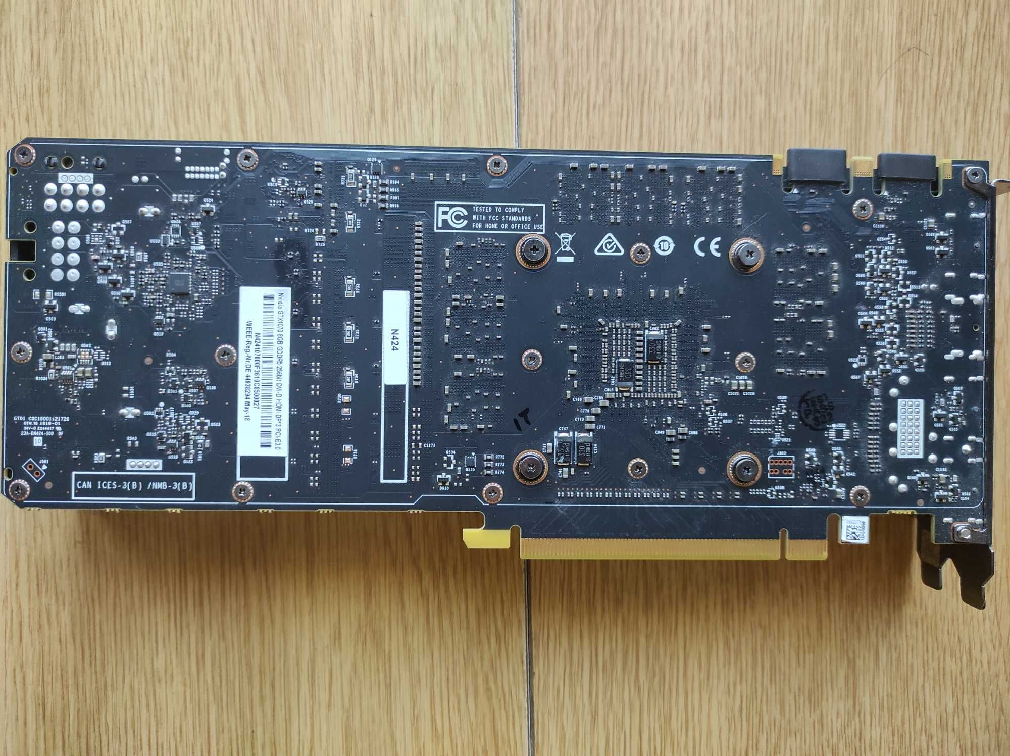 Видеокарта Nvidia Geforce GTX 1070 Manli Turbo 8 Gb