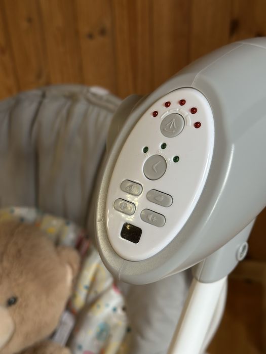 Крісло-гойдалка Carrello Nanny 3в1 CRL-0005 Grey Planet