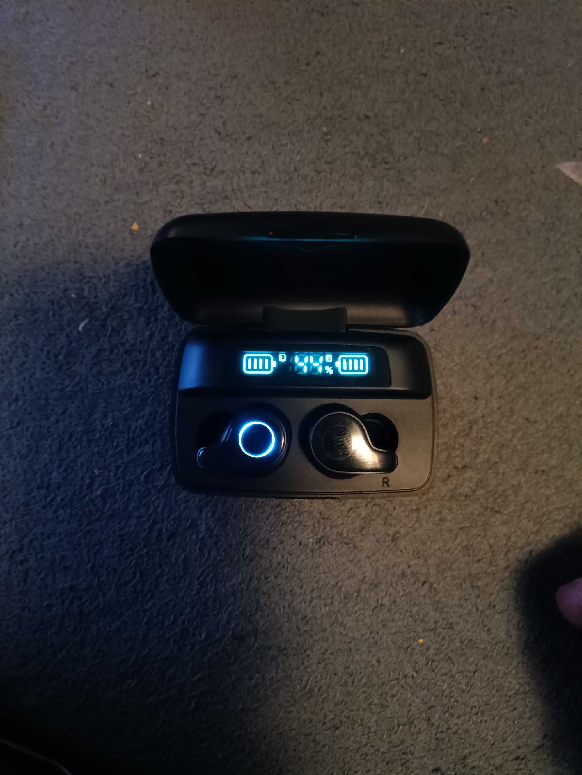 Słuchawki bezprzewodowe OSDFONO F9 douszne PowerBank 2200mAh komputer