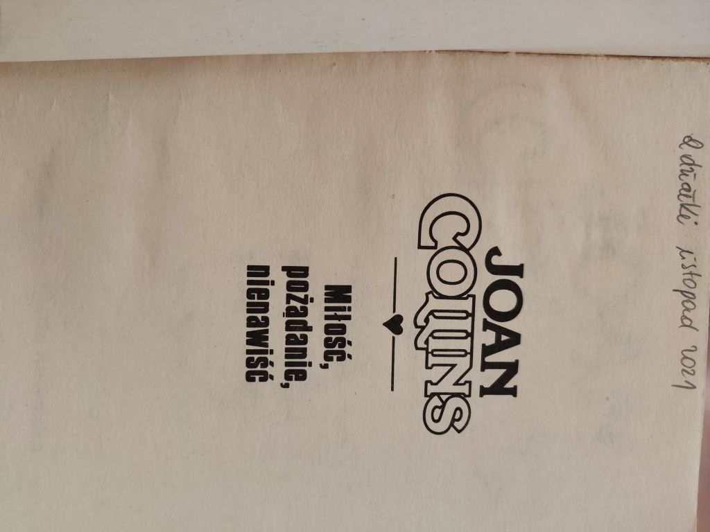 Miłość, pożądanie, nienawiść - Joan Collins x