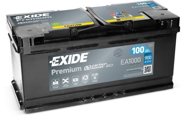 Akumulator Exide Premium 100Ah 900A EN PRAWY PLUS EA1000