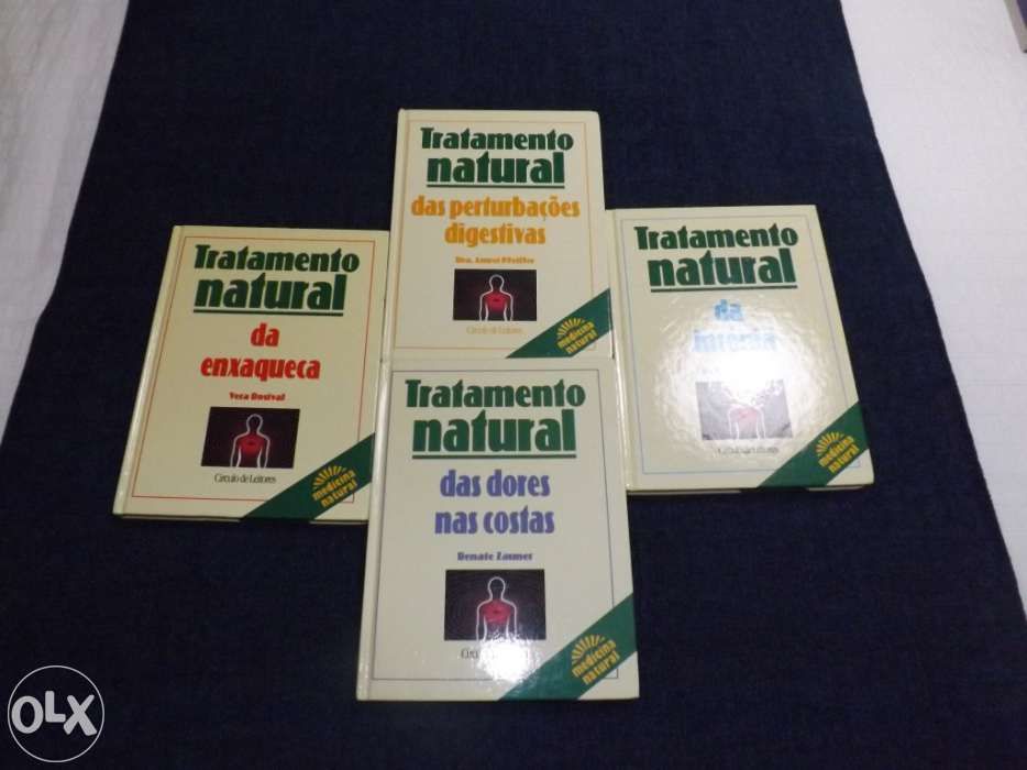 Lote Livros de Tratamentos Naturais