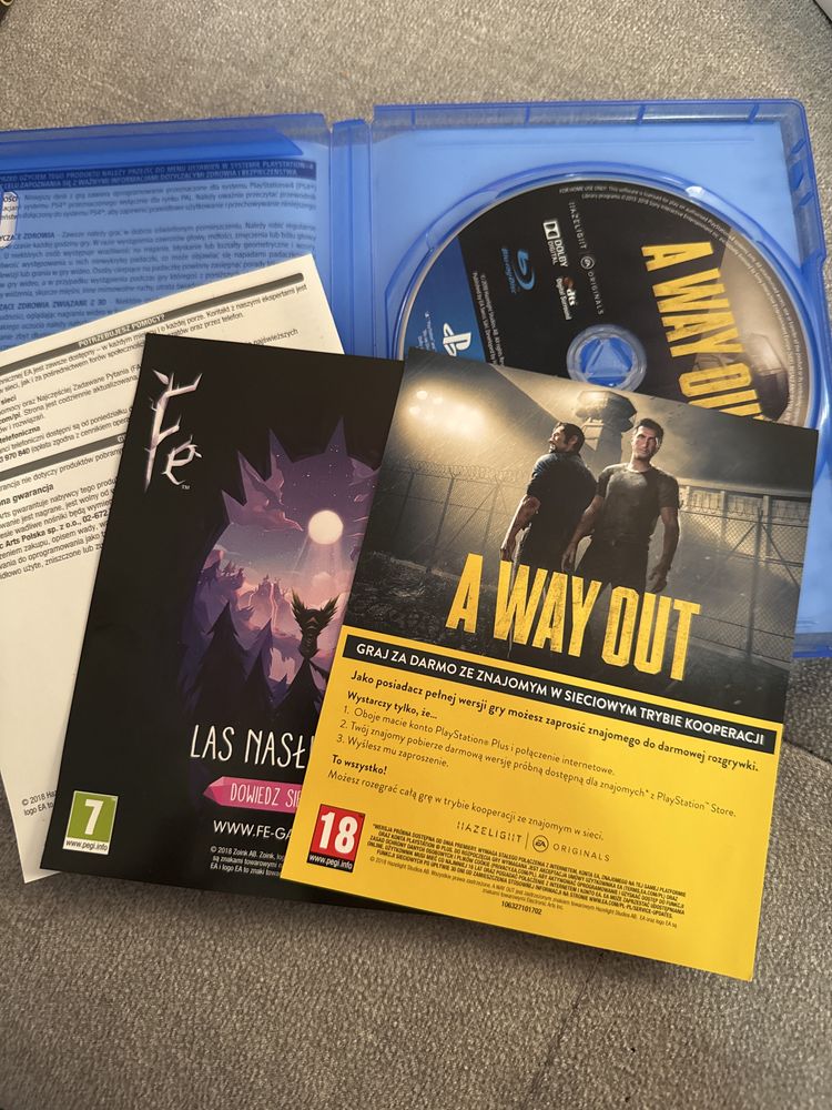 Gra A way out ps4 polska wersja