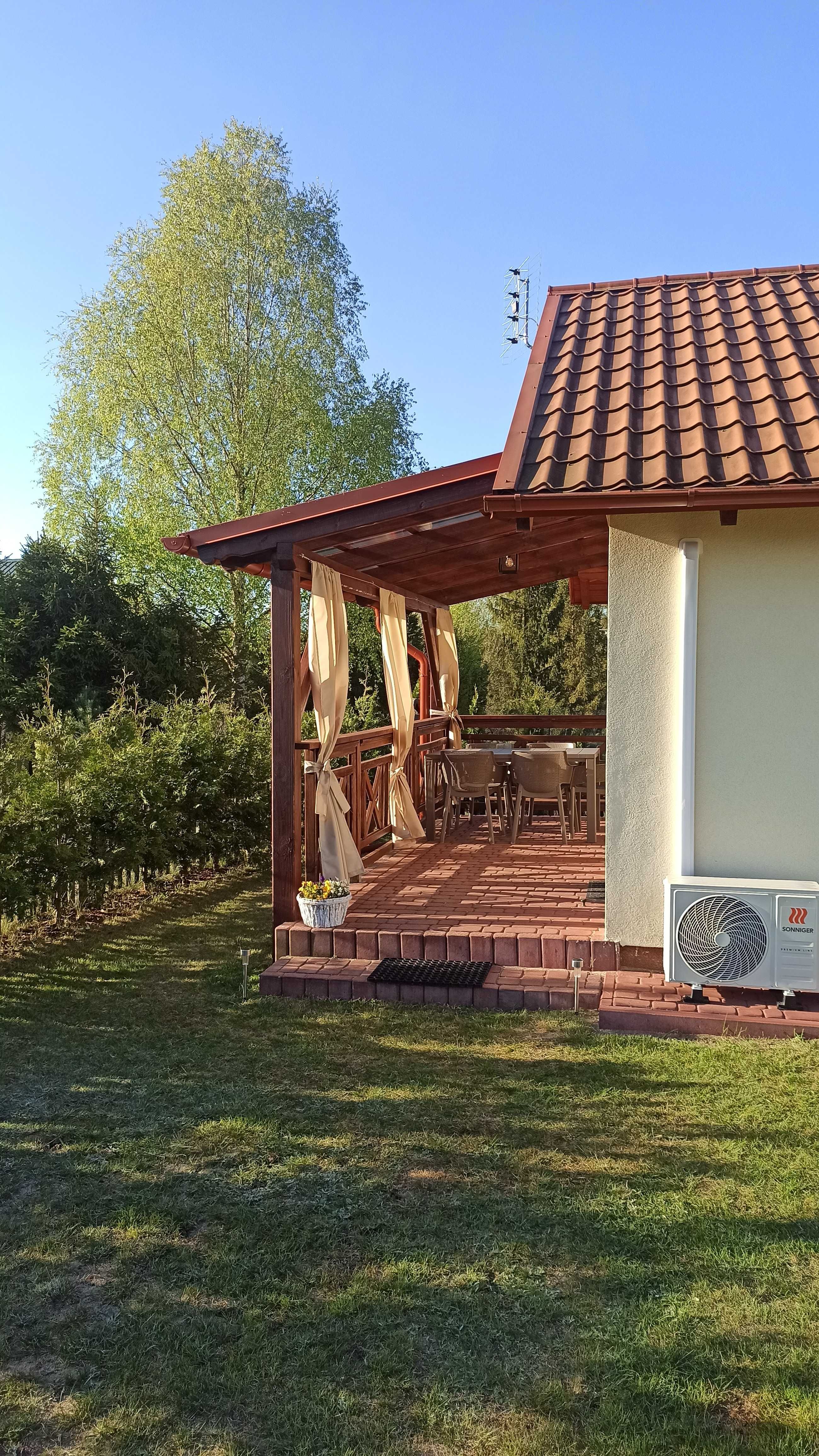 Domek nad jeziorem z balia jacuzzi Ocypel Bory Tucholskie Kaszuby Wda