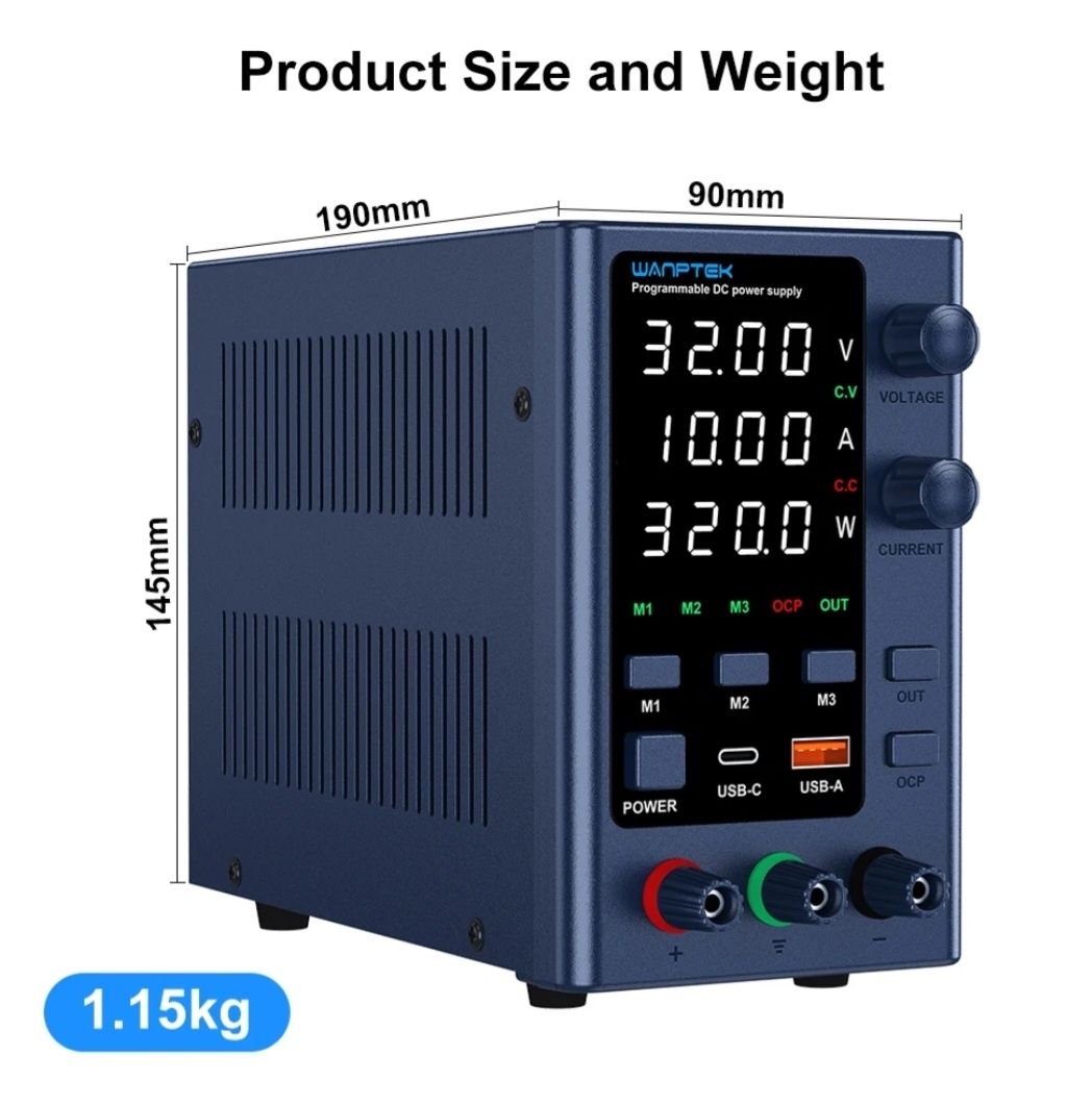 Wanptek Лабораторный блок питания 32 V 10 A. Wanptek EPS-3210