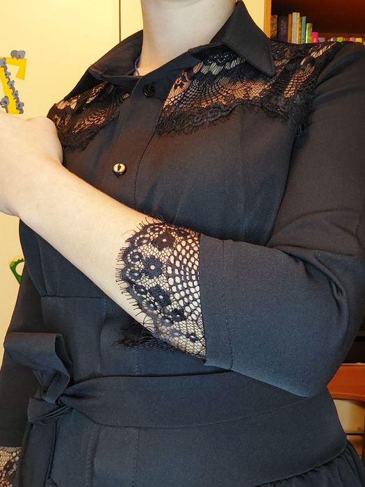 Сукня святкова,колір чорний розмір S