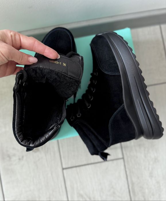 Ботинки зимові натуральна шкіра