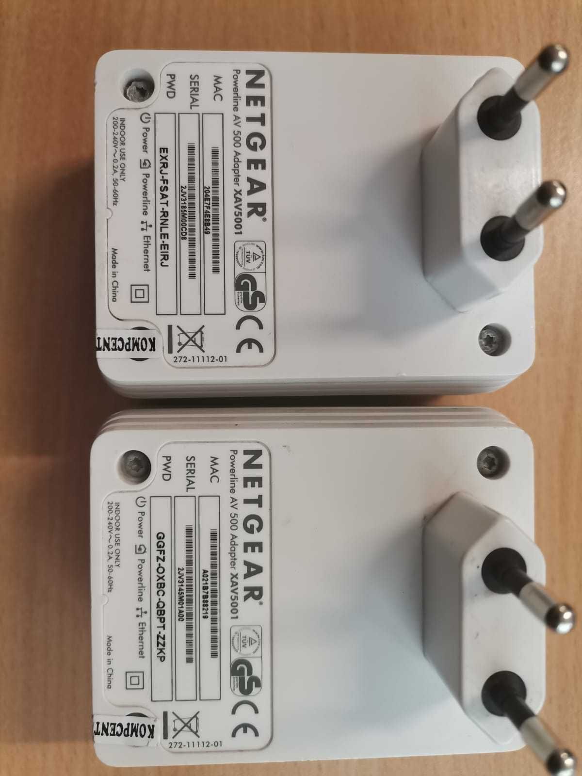Transmiter sieciowy Netgear AV500 XAV5001 Powerline adapter