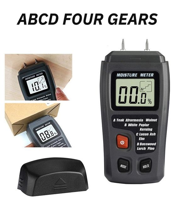 Higrometr miernik czujnik wilgotności drewna wilgotnościomierz wilgoci