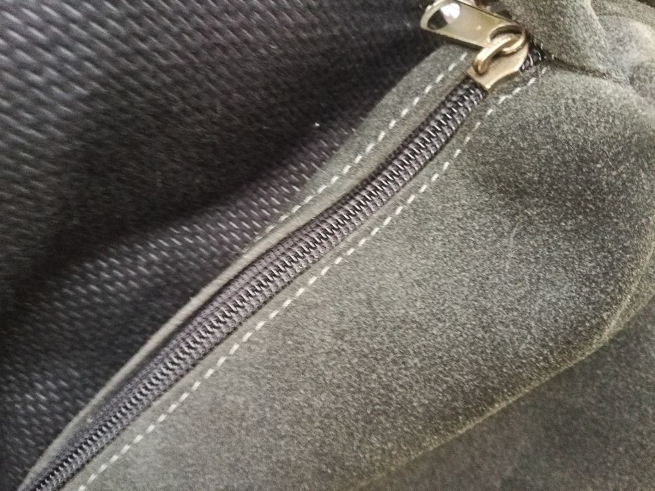 Carteira Camurça Cinza Escuro