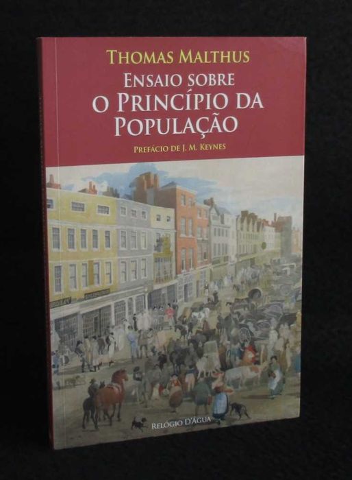 Livro Ensaio Sobre o Princípio da População Thomas Robert Malthus