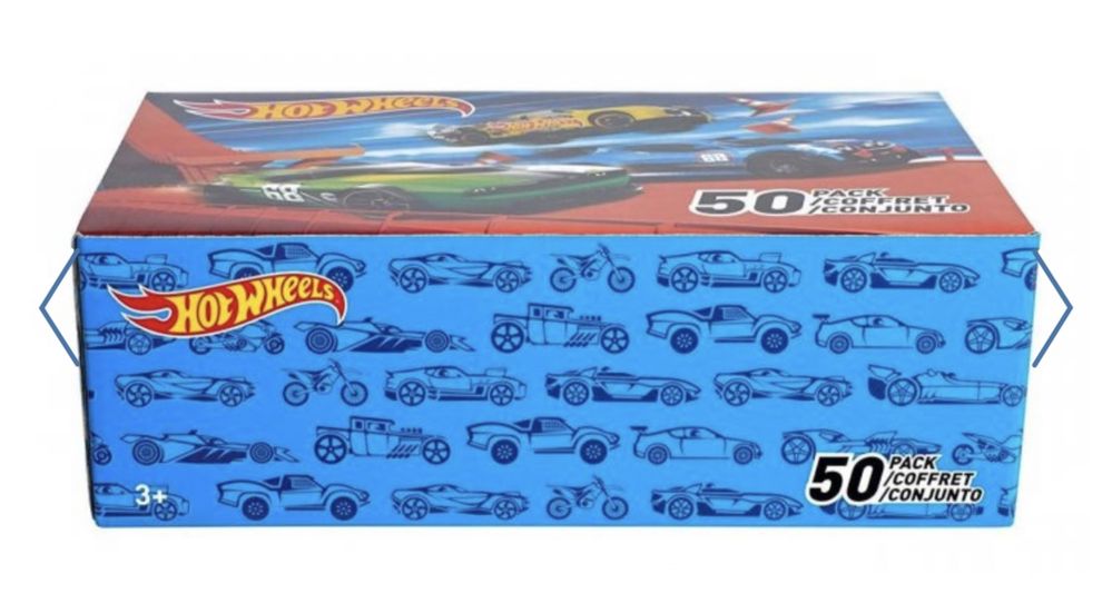 Набор машинок 50 шт Hot Wheels Basic Car 50-Pack.