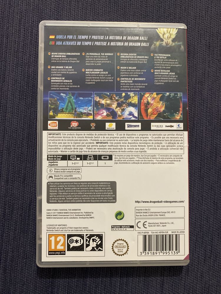 Jogo Dragon Ball Xenoverse 2 Nintendo Switch Usado