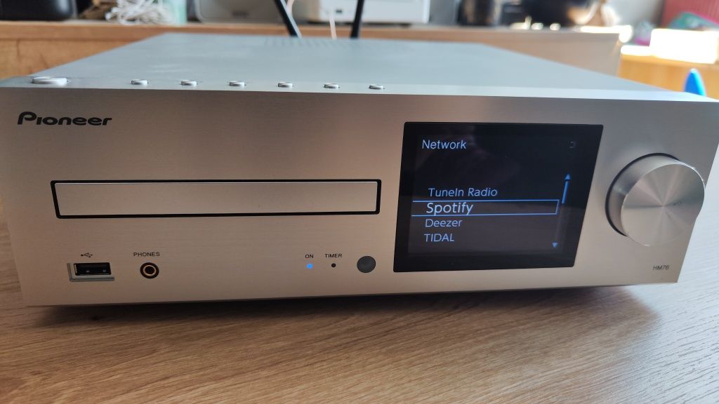 Pioneer xc-hm76 amplituner sieciowy spotify tidal bluetooth