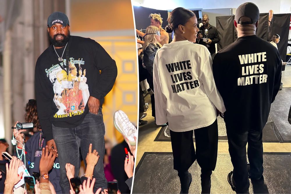 Yzy Jan Paweł II White Lives Matter longsleeve XL-XXL Kanye West Yeezy