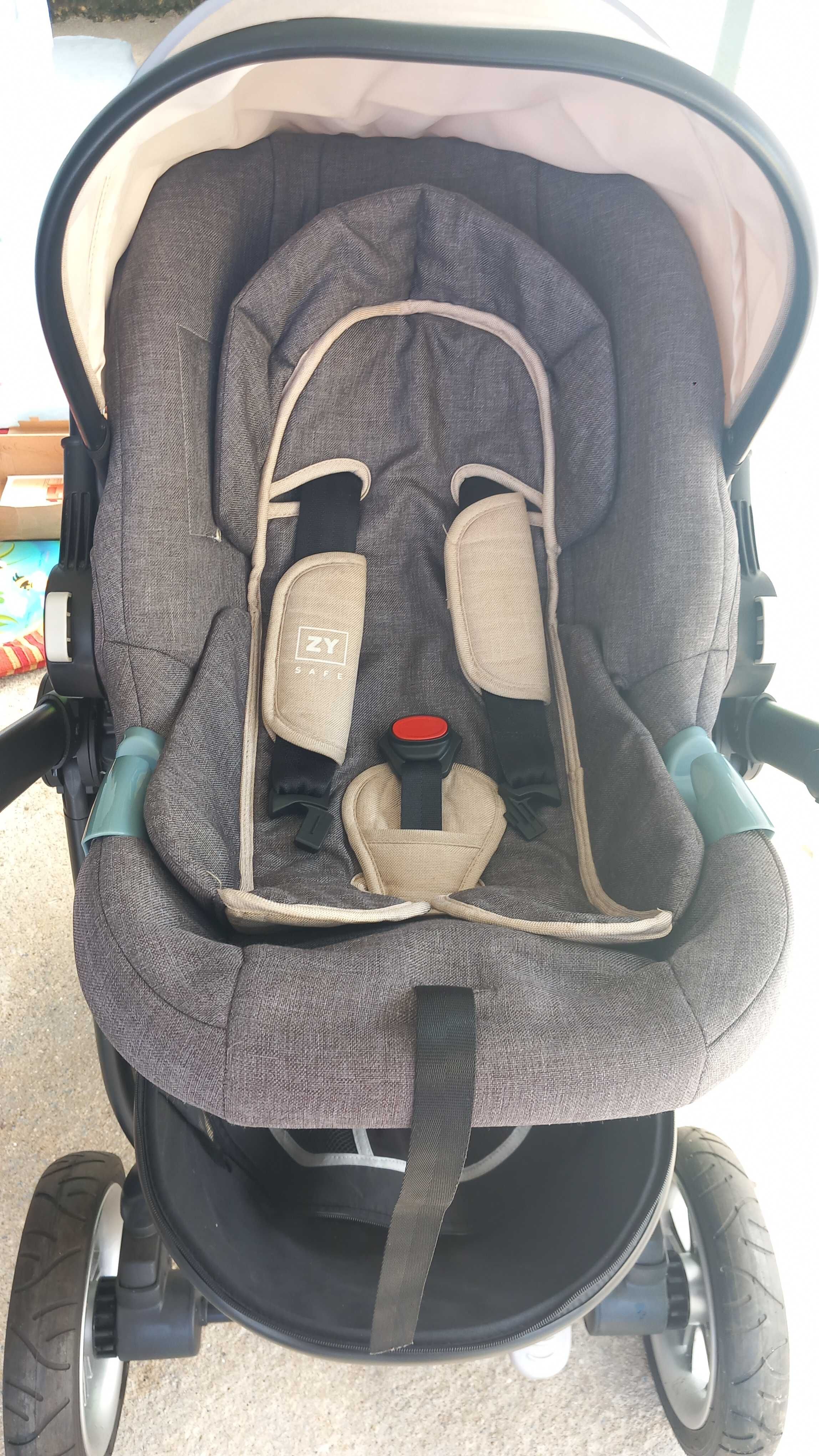 Carinho de bebe da zip como novo 3e1