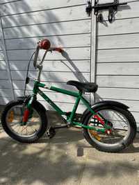 Rower dziecięcy zielony dla 5, 6 lub 7-latka 16 ''